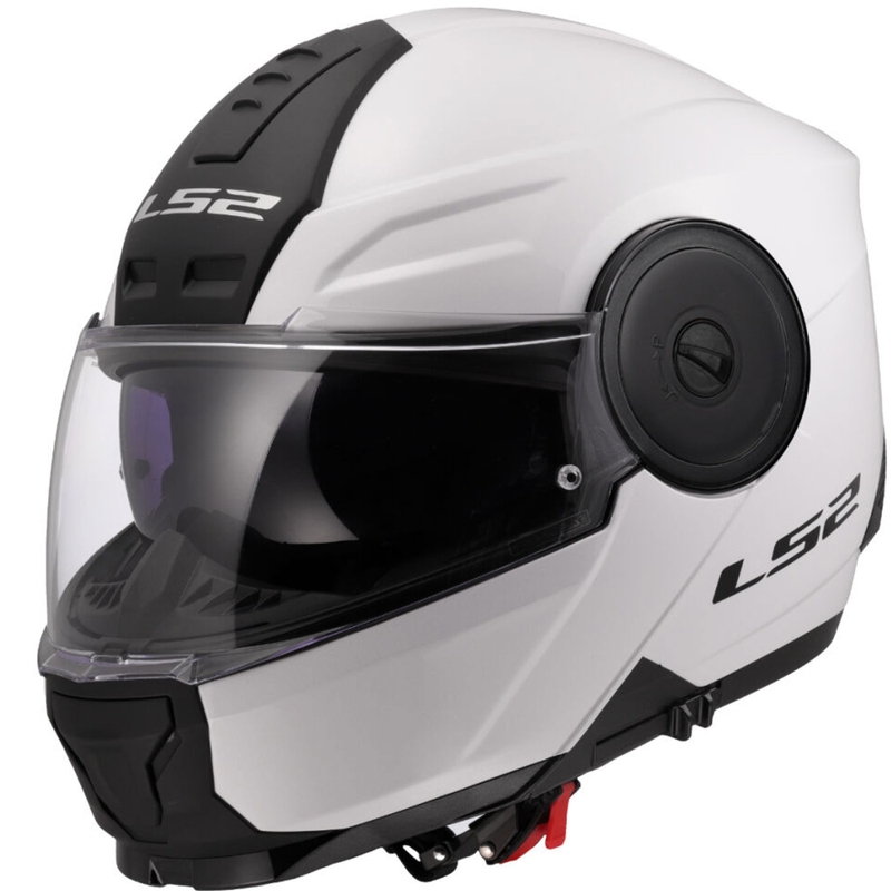 Casco moto modulare LS2 FF902 Scope II Solid bianco