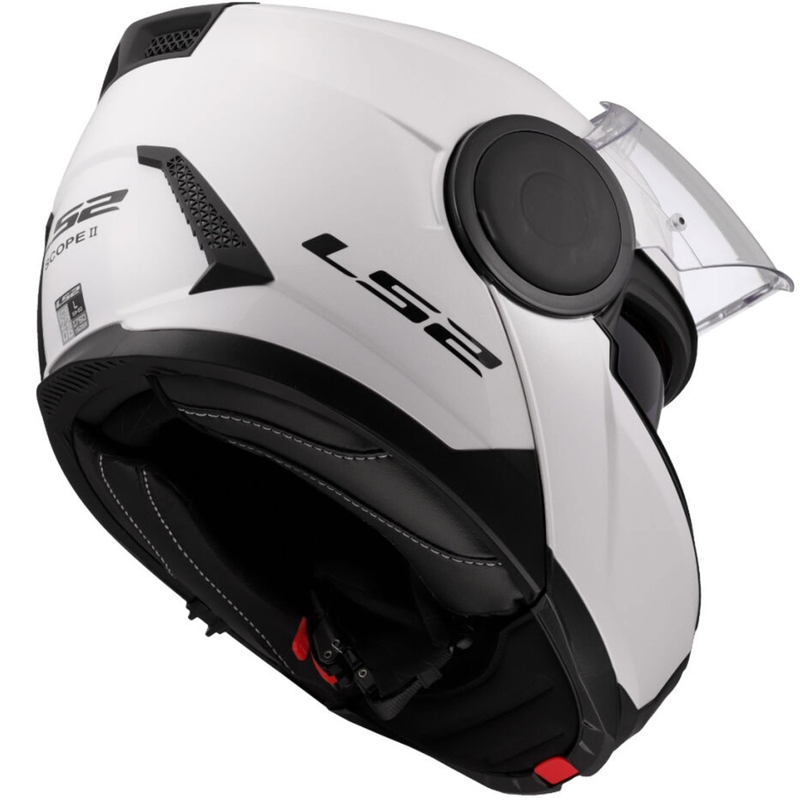 Casco moto modulare LS2 FF902 Scope II Solid bianco