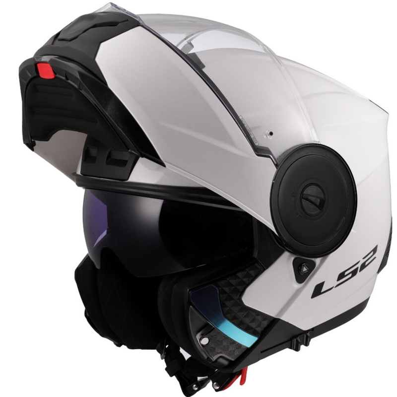 Casco moto modulare LS2 FF902 Scope II Solid bianco