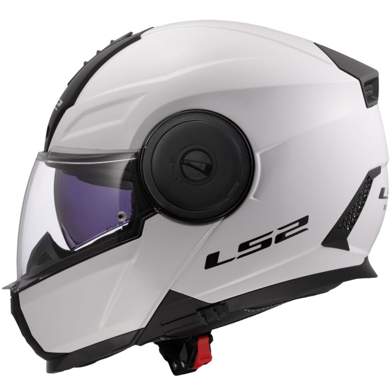 Casco moto modulare LS2 FF902 Scope II Solid bianco