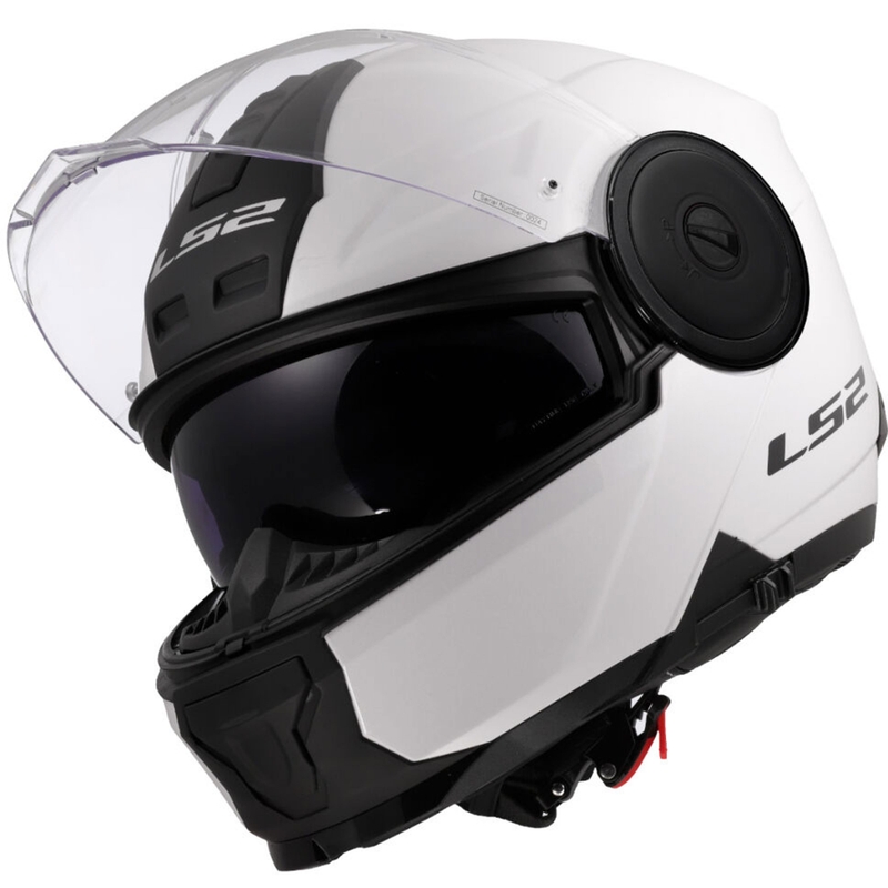 Casco moto modulare LS2 FF902 Scope II Solid bianco