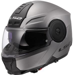 Casco moto modulare LS2 FF902 Scope II Solid titanio opaco
