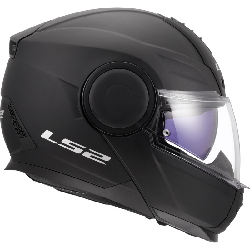 Casco moto modulare LS2 FF902 Scope II Solid nero opaco
