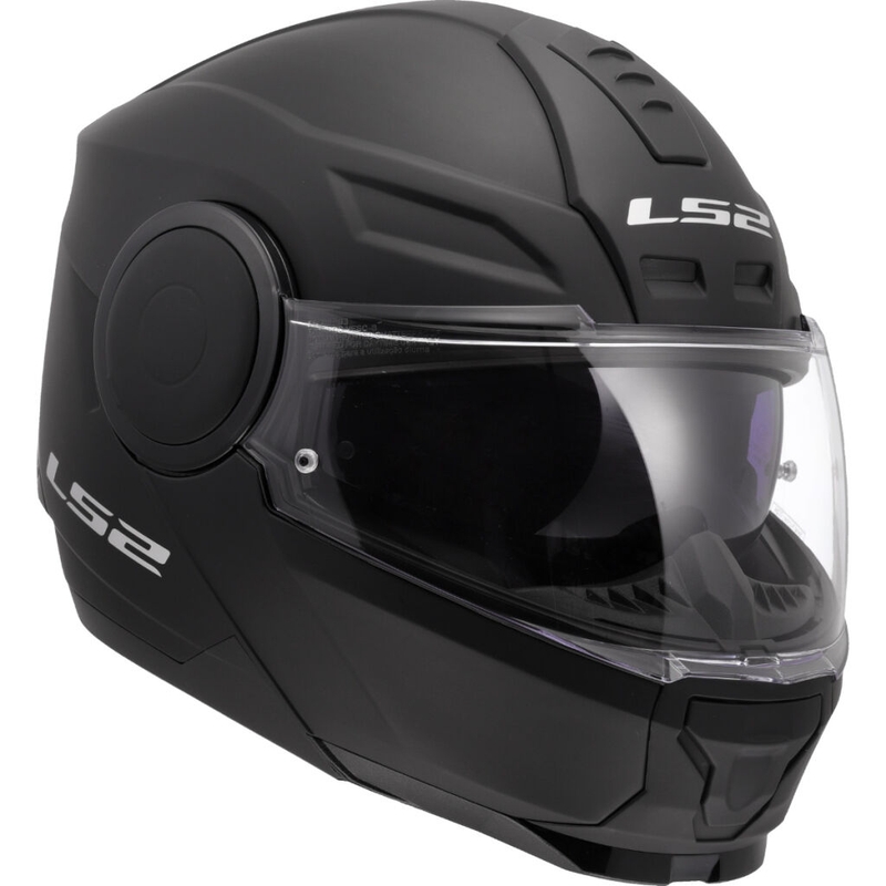 Casco moto modulare LS2 FF902 Scope II Solid nero opaco