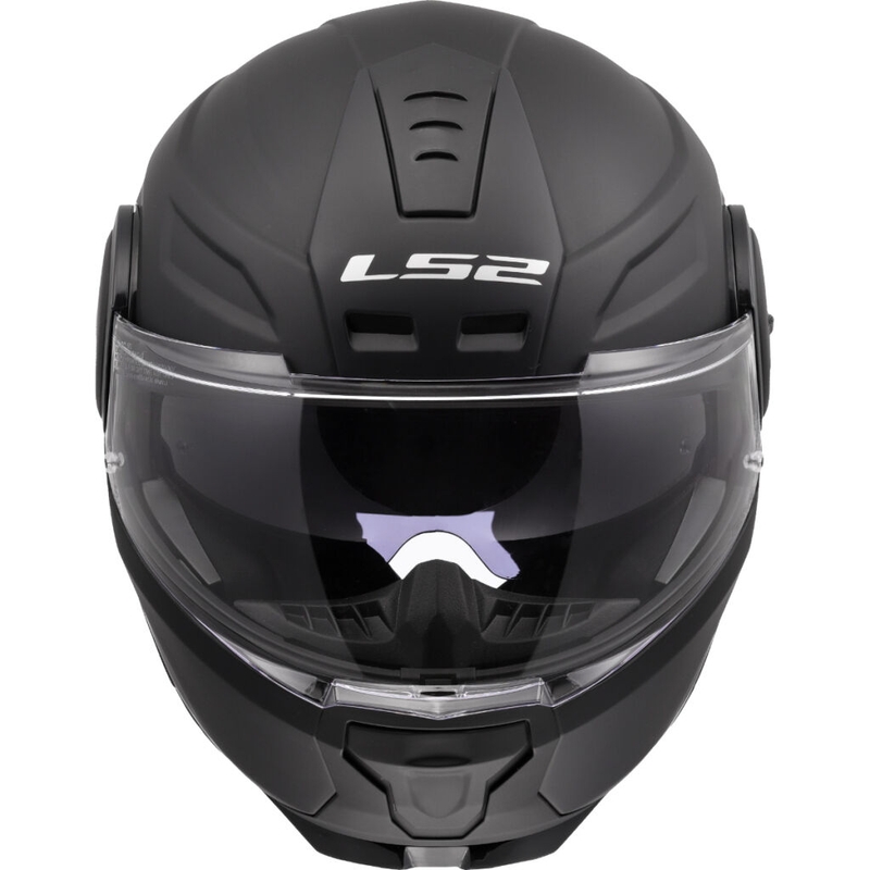 Casco moto modulare LS2 FF902 Scope II Solid nero opaco
