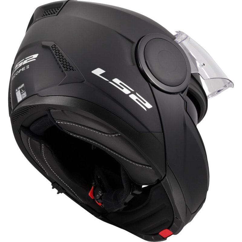 Casco moto modulare LS2 FF902 Scope II Solid nero opaco