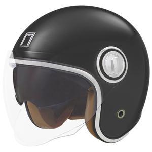 Casco moto aperto NOX PREMIUM Heritage nero opaco