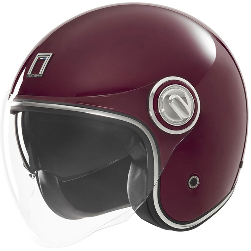 Casco moto aperto NOX PREMIUM Heritage bordeaux