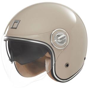 Casco moto aperto Nox Premium Heritage beige