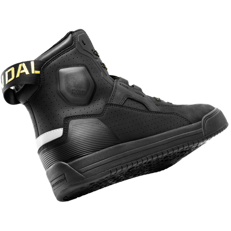 Stivali da moto da donna Rebelhorn Vandal II nero-oro