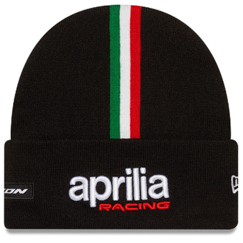 Berretto Team Wide Cuff Beanie Aprilia nero