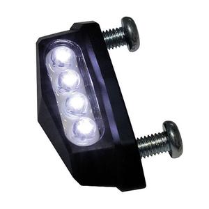 Luce targa a LED Highsider Smart QUADRO nera