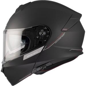 Casco moto MT Genesis SV Solid A1 nero opaco ribaltabile