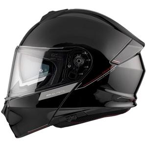 Casco moto apribile MT Genesis SV Solid A1 nero lucido
