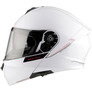 Casco moto MT Genesis SV Solid A0 bianco lucido