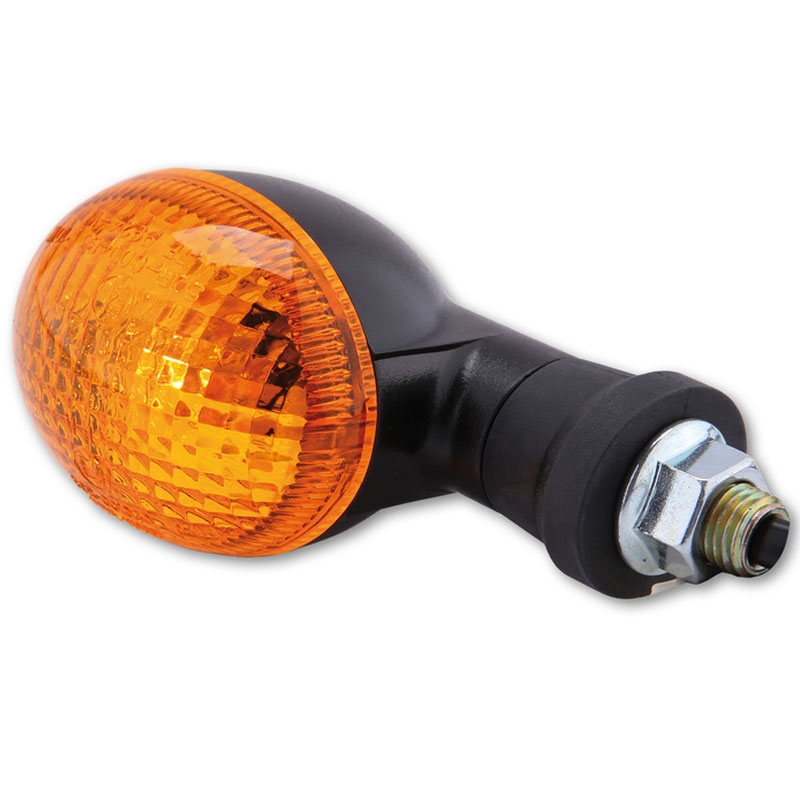 Indicatori di direzione per moto Highsider Smart Mini nero-arancione
