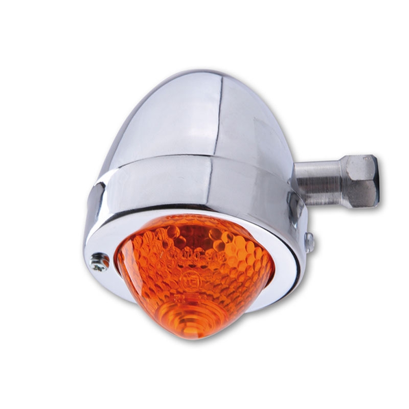 Indicatori di direzione per moto Highsider Smart Bullet Pike cromati