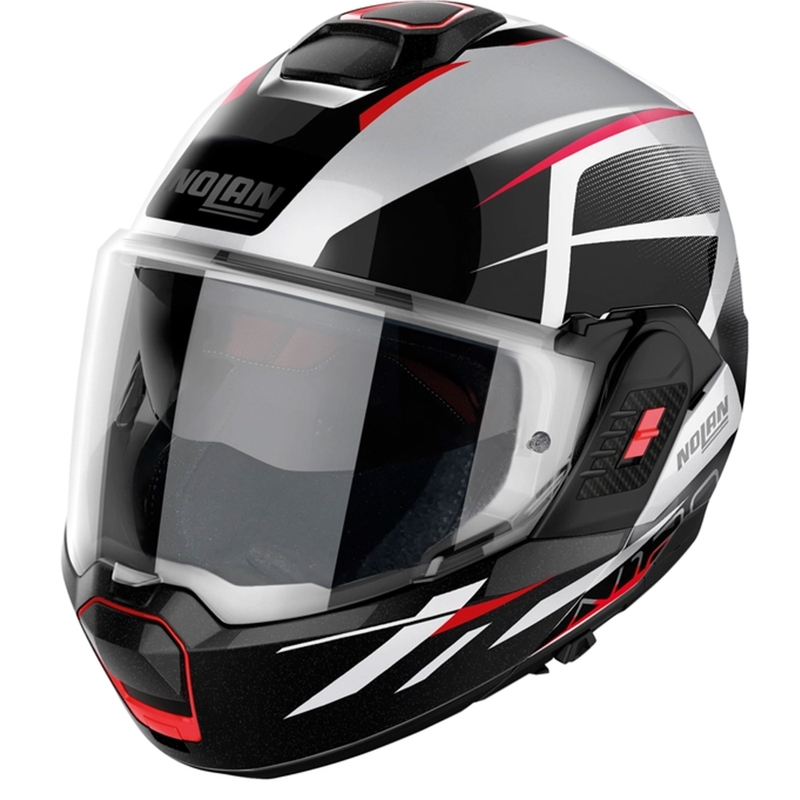 Casco modulare Nolan N120-1 Sight N-com 27 bianco