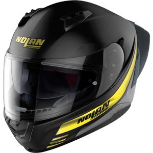 Casco moto integrale Nolan N60-6 Sport Outset 22 nero e giallo