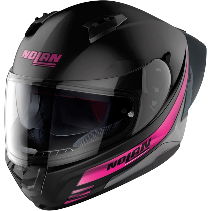 Casco moto integrale Nolan N60-6 Sport Outset 23 nero e rosa Saldi