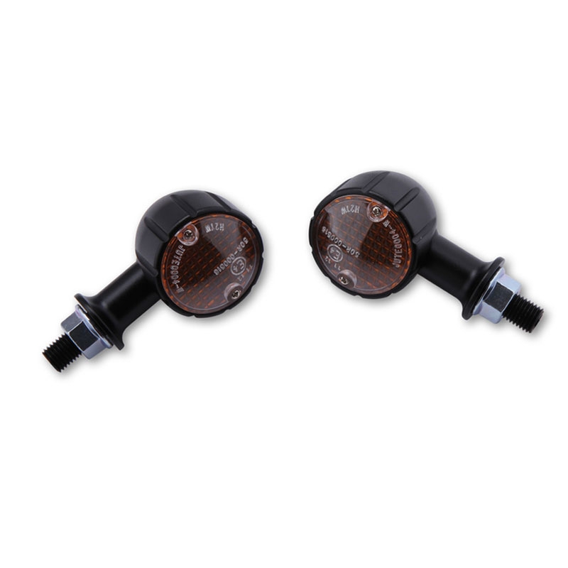 Indicatori di direzione per moto Highsider Smart Mini ARIZONA nero-arancione