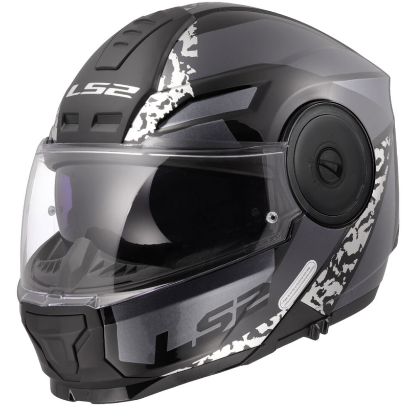 Casco moto apribile LS2 FF902 Scope II Oxyd nero-titanio
