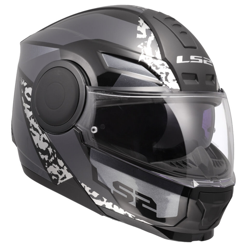 Casco moto apribile LS2 FF902 Scope II Oxyd nero-titanio