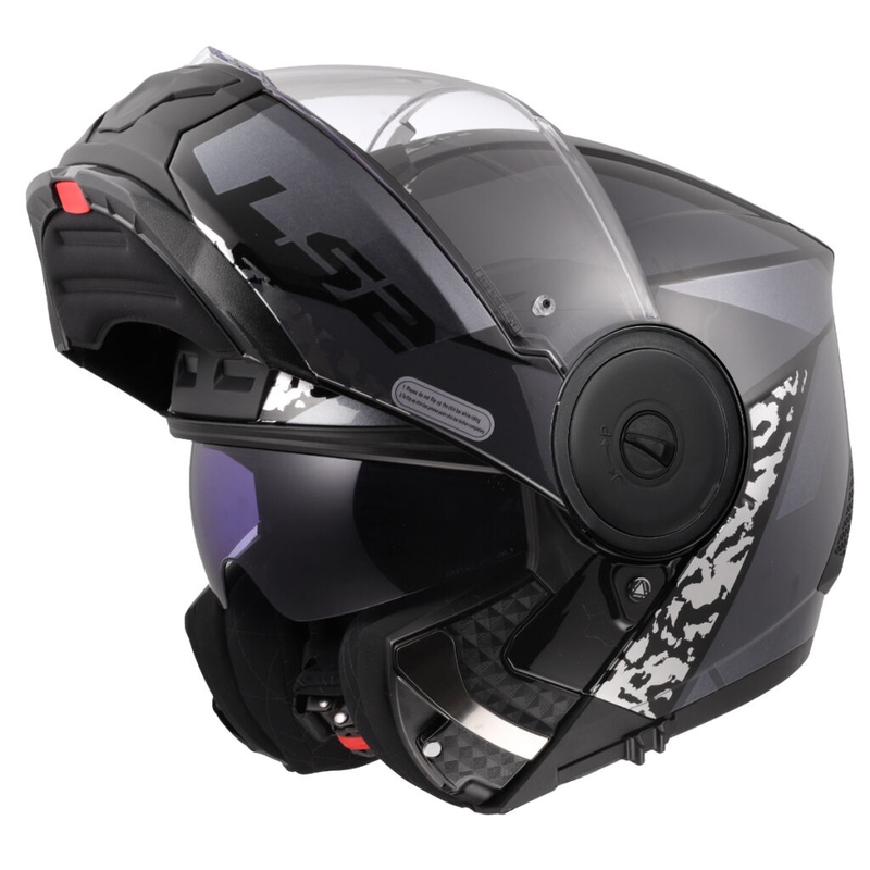 Casco moto apribile LS2 FF902 Scope II Oxyd nero-titanio