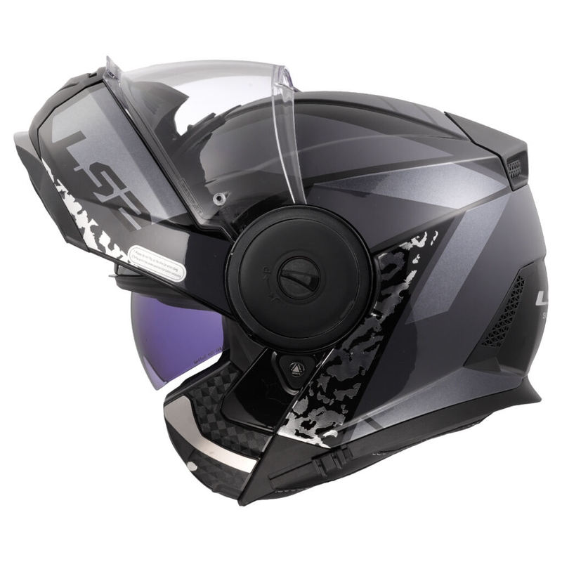 Casco moto apribile LS2 FF902 Scope II Oxyd nero-titanio