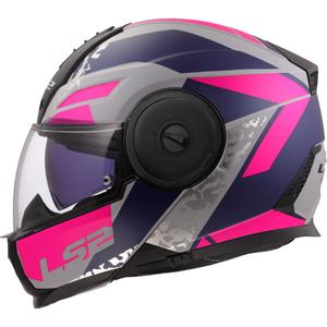 Casco moto modulare LS2 FF902 Scope II Oxyd grigio-blu-viola