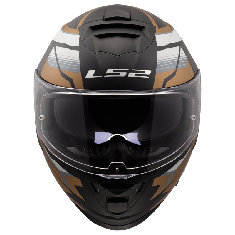 Casco integrale da moto LS2 FF800 Storm II Tracker nero-oro