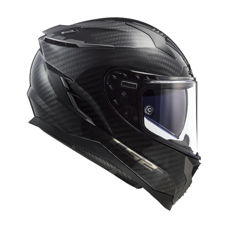 Casco moto integrale LS2 FF327 Challenger C Solid Carbon Saldi