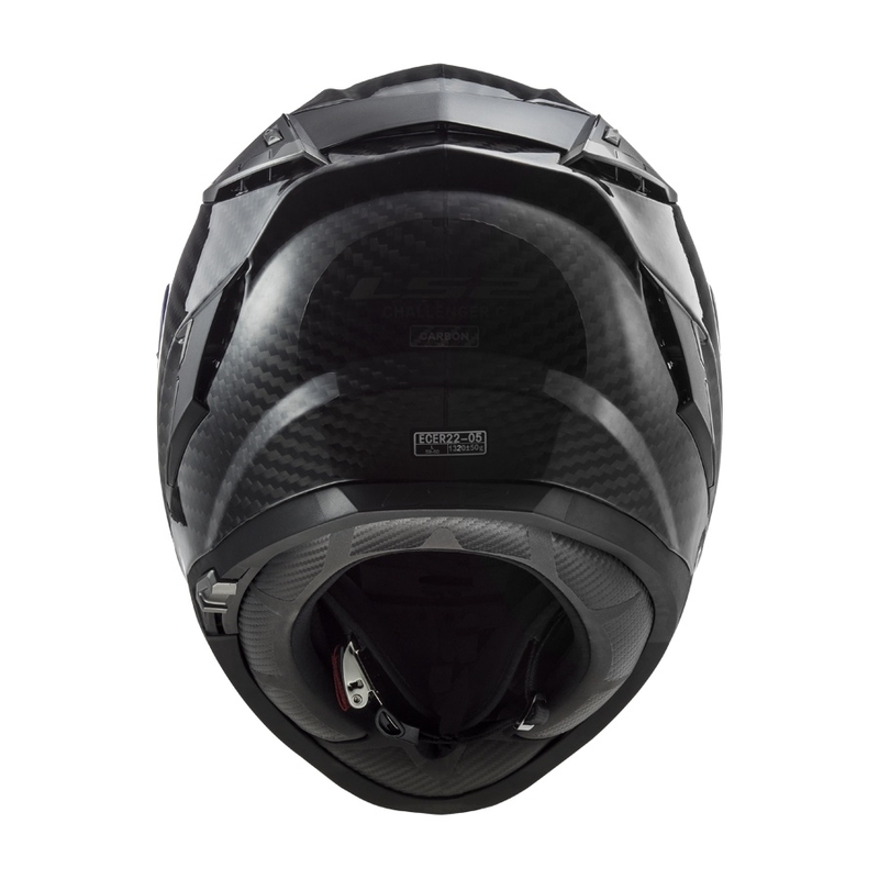 Casco moto integrale LS2 FF327 Challenger C Solid Carbon Saldi
