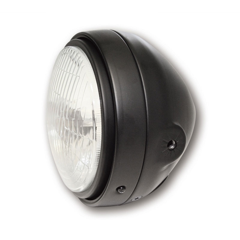 Faro anteriore Highsider Smart H4 nero opaco