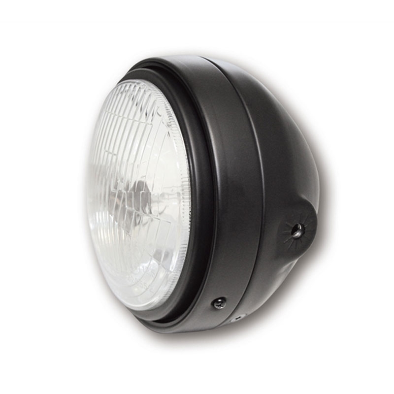Faro anteriore Highsider Smart H4 nero opaco