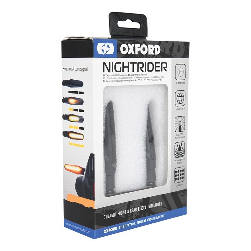 Indicatori di direzione sequenziali a LED Oxford Nightrider