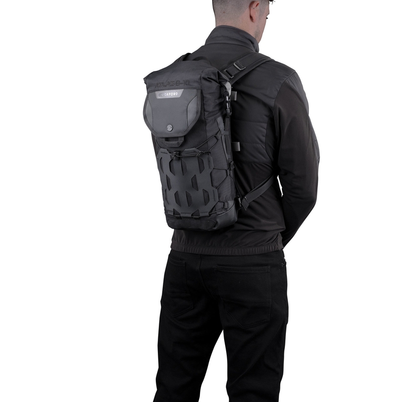 Zaino da moto Oxford Atlas B-10 nero 10 l