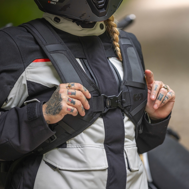 Zaino da moto Oxford Atlas B-10 nero 10 l