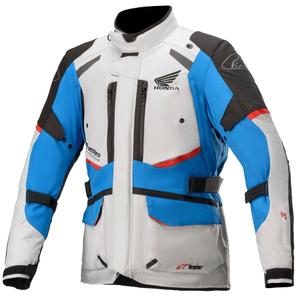Giacca da moto Alpinestar Andes Drystar Honda Grigio-Nero-Blu-Rosso