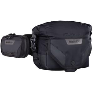 Marsupio Oxford Atlas W-3 con tasca aggiuntiva, nero, 3,8 l