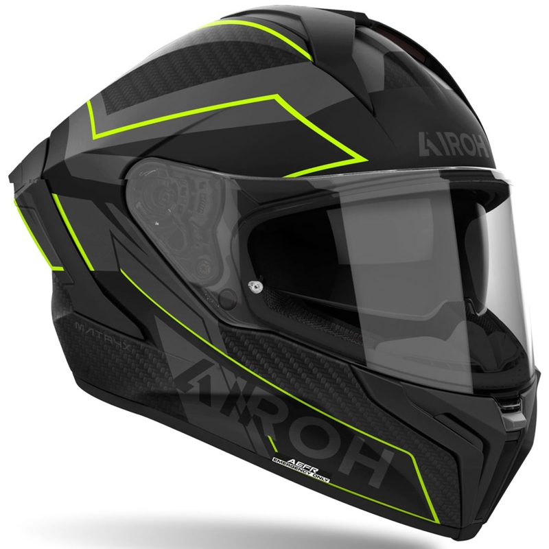 Casco integrale da moto Airoh MATRYX Sentinel giallo opaco