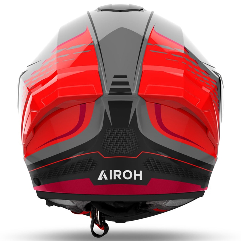 Casco integrale da moto Airoh MATRYX Rocket rosso lucido
