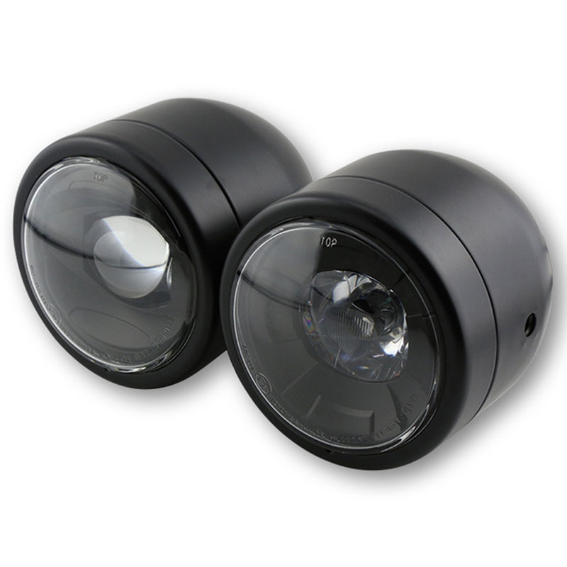 Faro anteriore Highsider Smart Twin LED nero