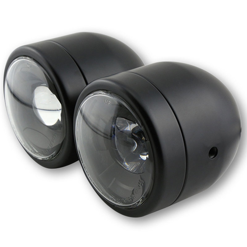 Faro anteriore Highsider Smart Twin LED nero