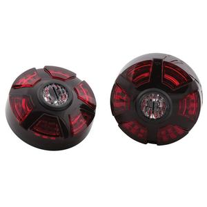 Luce posteriore a LED 3 in 1 Highsider Smart ATV, rosso-nero