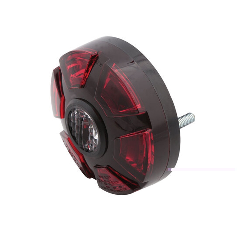 Luce posteriore a LED 3 in 1 Highsider Smart ATV, rosso-nero