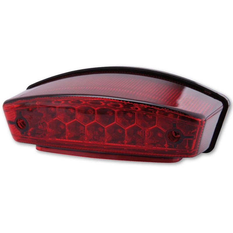 Fanale posteriore per moto Highsider Smart Monster LED rosso