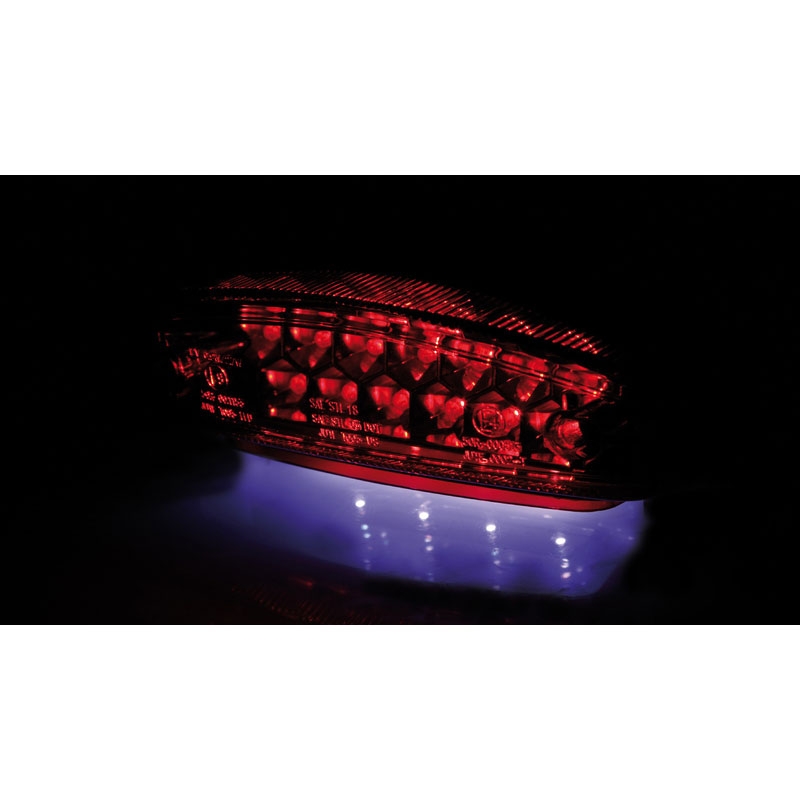 Fanale posteriore per moto Highsider Smart Monster LED rosso
