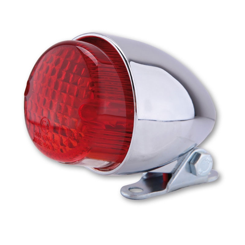 Fanale posteriore per moto Highsider Smart Texas cromato