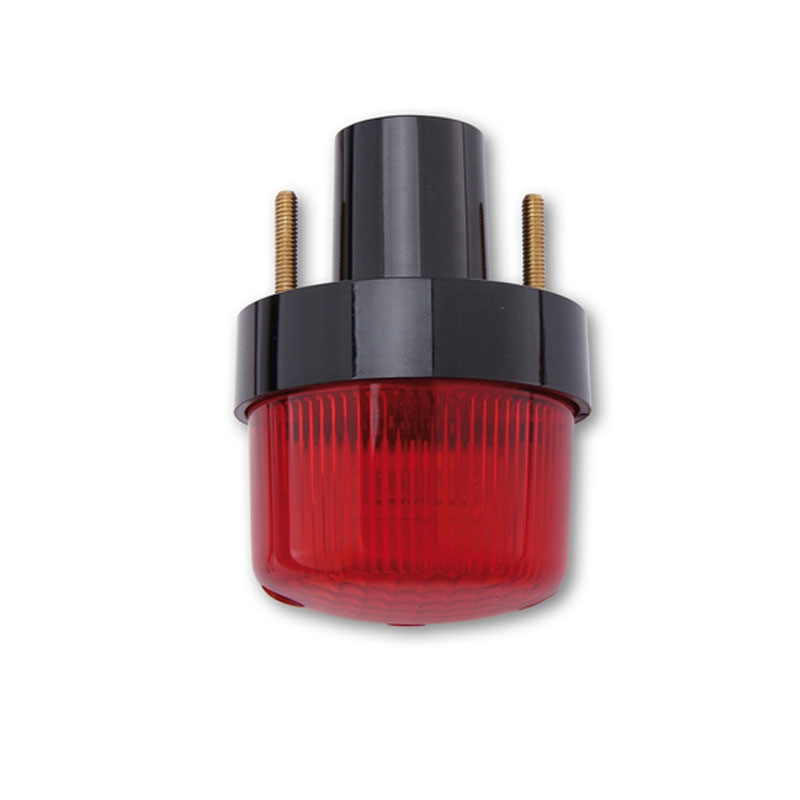 Fanale posteriore per moto Highsider Smart rotondo nero